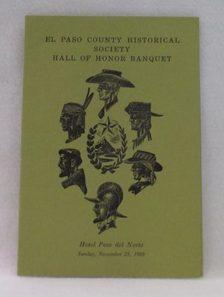 Item #1214 El Paso County Historical Society Hall Of Honor Banquet. Hotel Paso del...