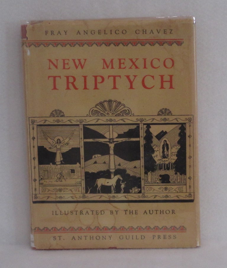 Item #232 New Mexico Triptych. Fray Angelico Chavez.