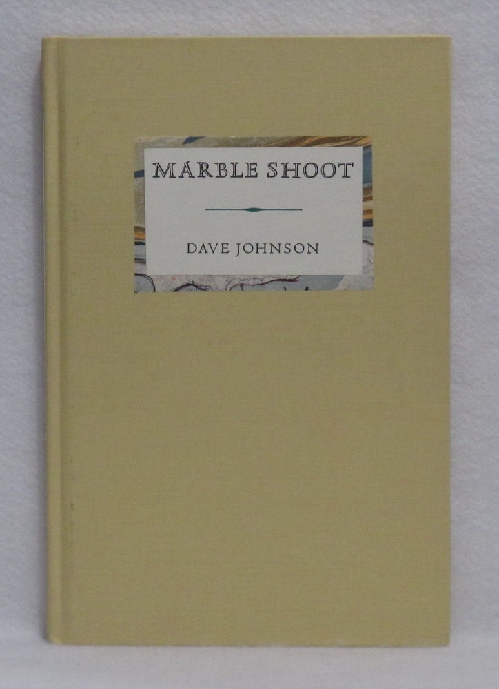 Item #376 Marble Shoot. Dave Johnson.