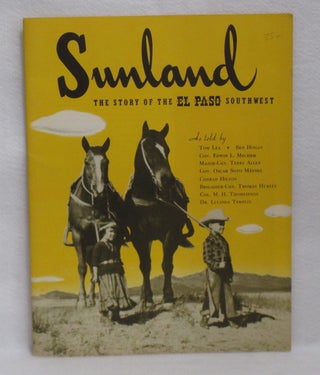 Item #403 Sunland: The Story Of The El Paso Southwest