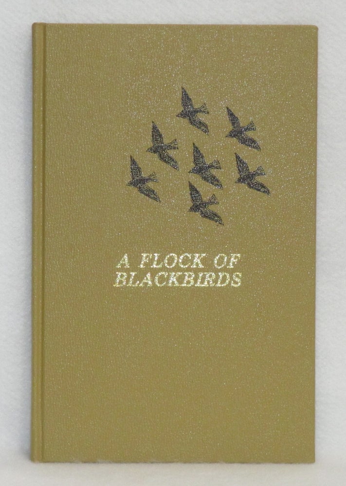 Item #441 A Flock Of Blackbirds. Julia Hurd Strong.
