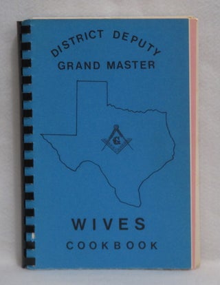 Item #922 District Deputy Grand Master Wives Cookbook